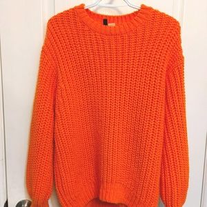 Neon Orange Sweater